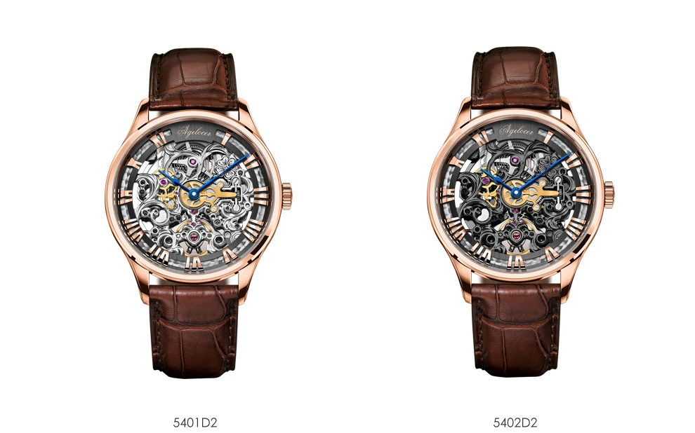 AGELOCER Reloj швейцарские черные мужские часы-скелетоны кожаные спортивные часы запас хода 80H часы наручные часы Relogio Masculino