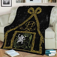 beowulf vs grendel flannel throw blanket 3d printed keep warm sofa child blanket home decor textiles dream family gift