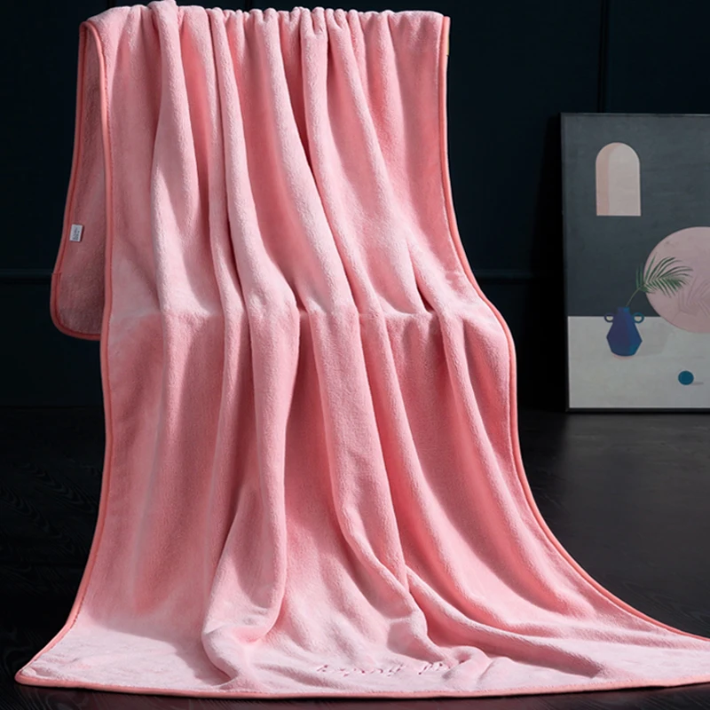 

Big bath towel 85*180cm Thickened Cotton Bath Towel and Beauty Therapeutic Towel cotton white towel for beauty salons or hotels