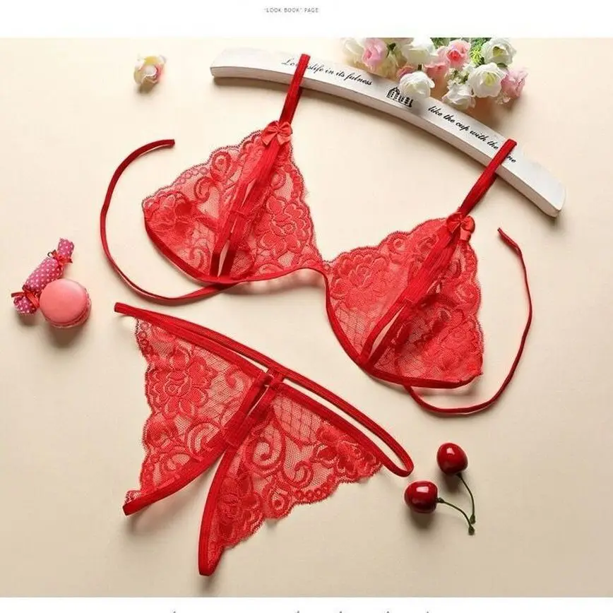 Комплект женского нижнего белья сексуальное нижнее белье стринги трусики