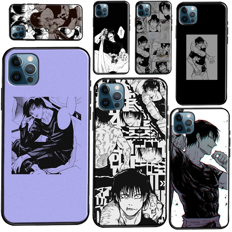 

Аниме мягкий чехол Toji Fushiguro juюютсу Kaisen для телефона iPhone 11 14 13 Pro Max 12 Mini 6S 7 8 Plus X XR XS Max SE 2020, чехлы