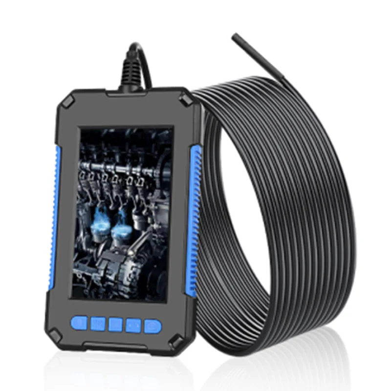 Эндоскоп промышленный P40 5 мм 4 3 дюйма IPS полноцветный Sn HD 1080P 8 светодиодов IP67