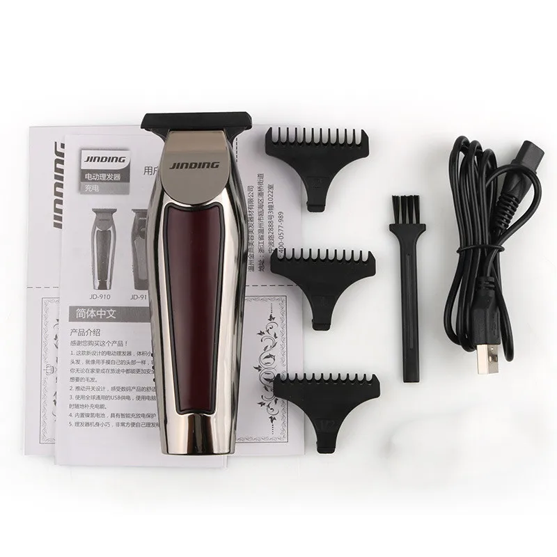 

JD hair trimmer USB rechargeable hair clipper hair cutting machine oil head clipper white hair carving clipper hair cutter