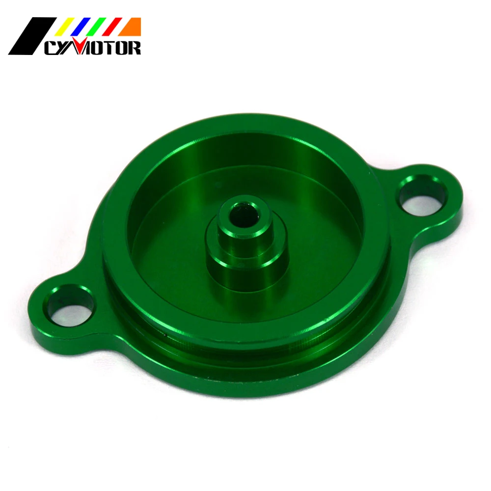 Мотоцикл CNC алюминиевый очиститель Масляный Фильтр Крышка Набор для KAWASAKI KXF250 KXF 250