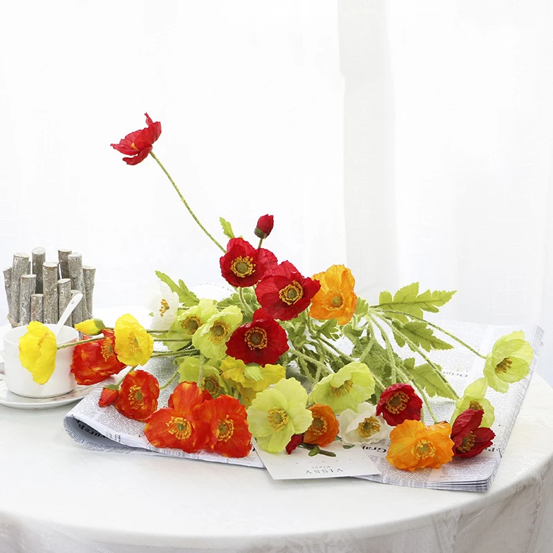 Искусственные шелковые цветы букет из искусственных цветов для свадьбы