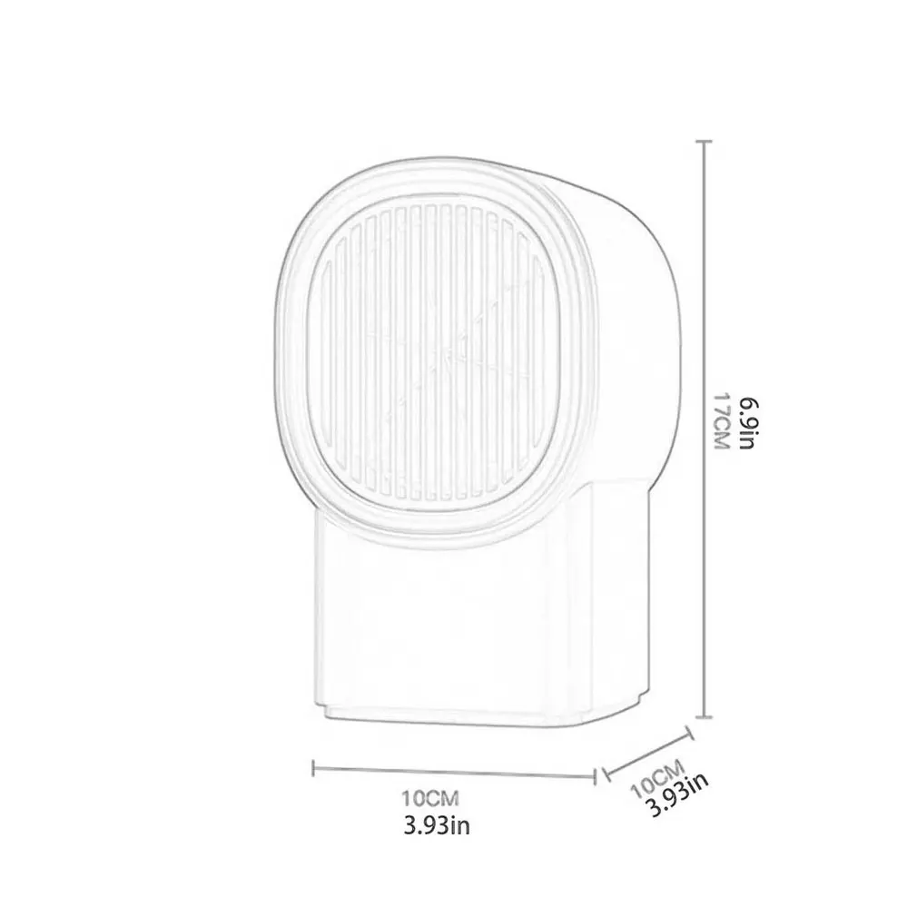 

Portable Mini Desktop Warme Heater Fan Winter Warm for Car Home Office Ceramic Fast Heat Handy Super Quiet