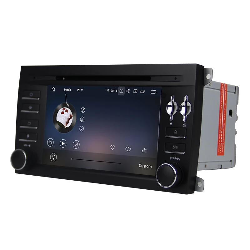 7-дюймовый 2din RK PX5 android10.0 octa-core автомобильный DVD-плеер GPS Радио TPMS DVR DAB + для Porsche Cayenne S