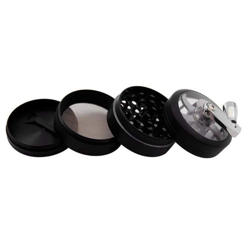 Измельчитель для трав измельчитель с ручным приводом цинковая Магнитная крышка