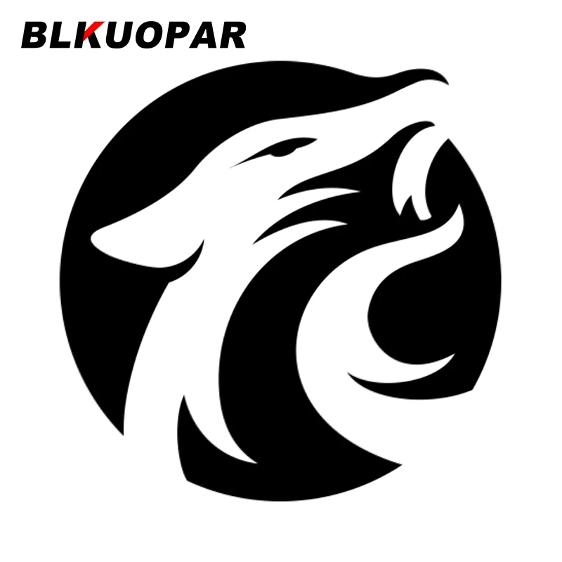 

Черные 3D Автомобильные наклейки BLKUOPAR Для волка, креативные наклейки, Зеркальная Наклейка на ствол, окклюзия, царапина, скейтборд, водонепро...