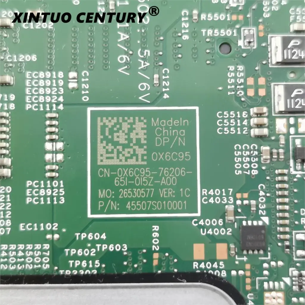 

X6C95 0X6C95 CN-0X6C95 For Dell Inspiron 15 7569 13 7368 Laptop Motherboard SR2EY i5-6200U Mainboard Tested