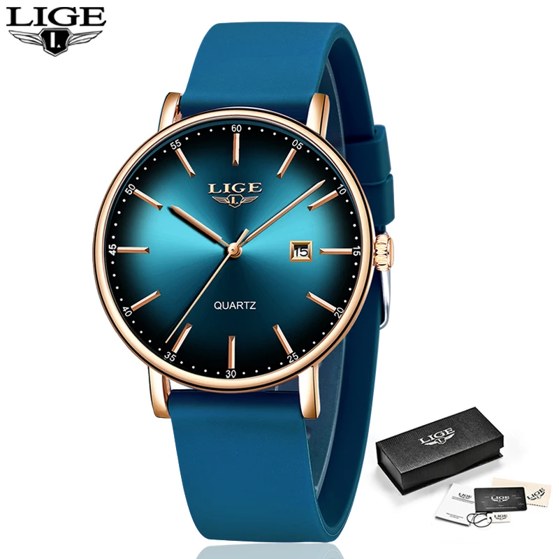 

Relogio Masculino LIGE Watch Men Simple Fashion Watches Top Brand Quartz Watch Luxury Creative Waterproof Calendar Mens Watches