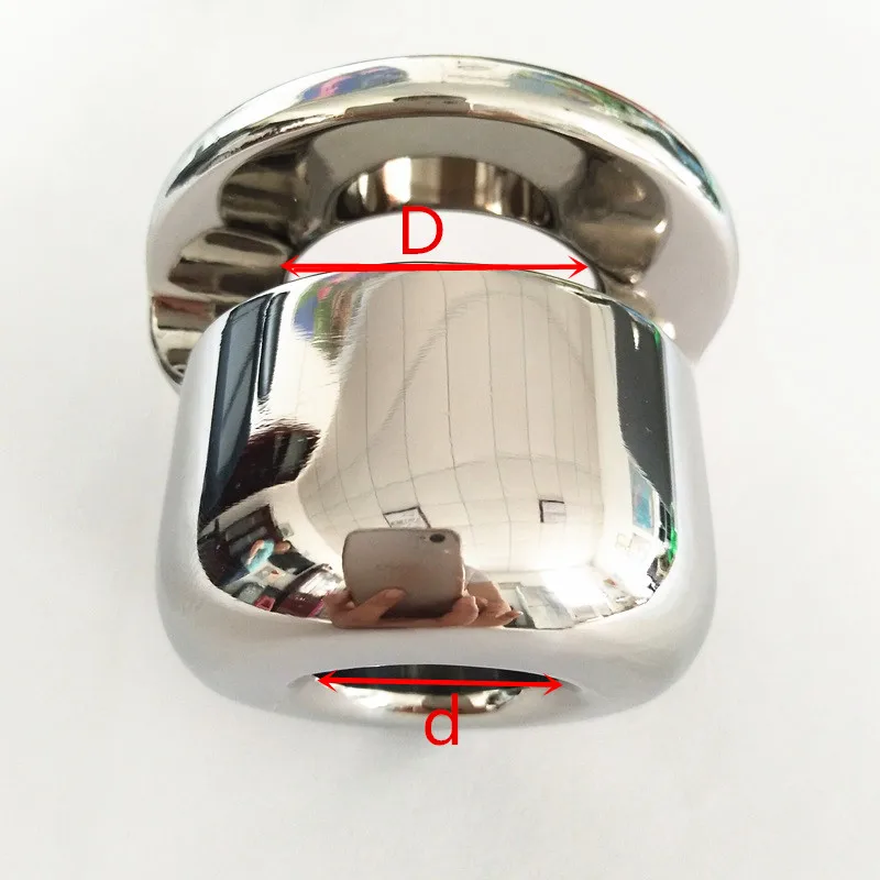 Мужской подвесной шарик из нержавеющей стали для мошонки растягивающий яиц