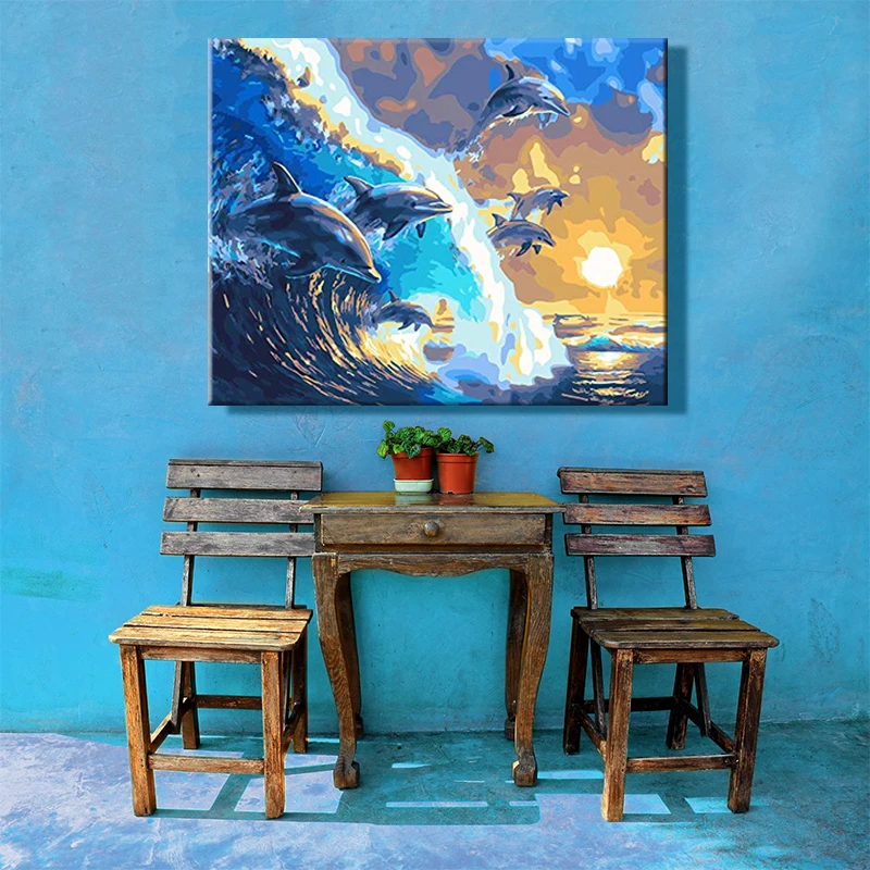 Краска по номерам художественная живопись милые неспешные и беззаботные картины