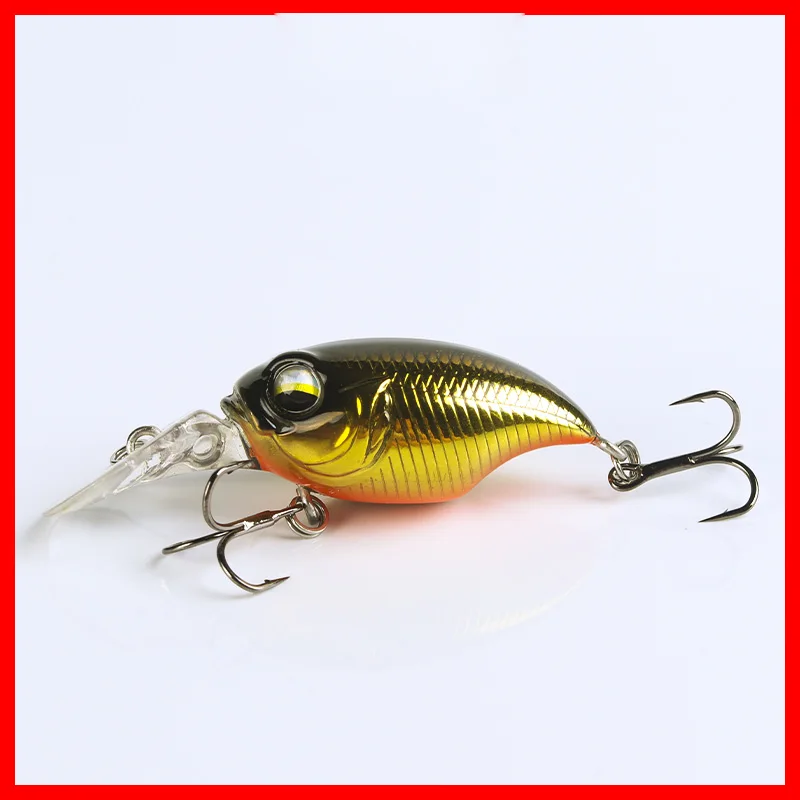 BassLegend Fishing Floating Mini Crankbait Griffon Bait Bass Pike Trout Lure 38mm 5.7g Depth 1.2m Rattle