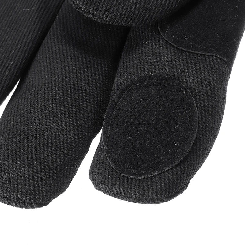 1 пара черные противоскользящие термостойкие перчатки противопожарные для