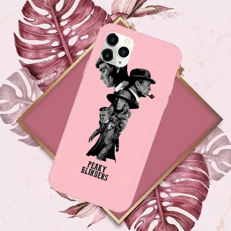 

Peaky Blinders Thomas Shelby Phone Case Candy Color for iPhone 6 7 8 11 12 s mini pro X XS XR MAX Plus