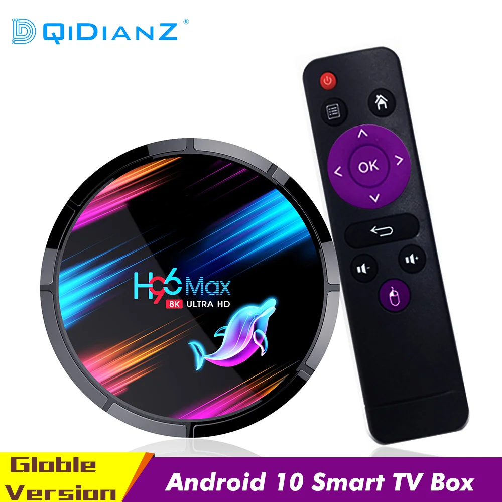 

Приставка Смарт-ТВ H96MAX X3, Android 9,0, 4 + 64/128 ГБ