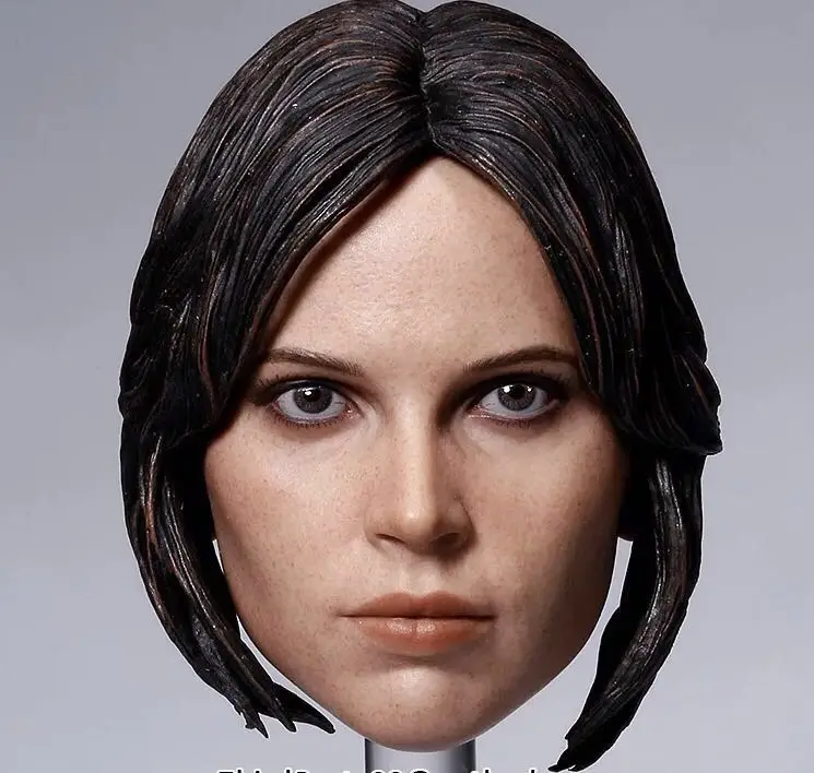 

1/6 Scale Female Rogue One Chief Actress Head Sculpt Head Carving Sculpture Model Fit for 12" Figure Woman Body Toys Dolls