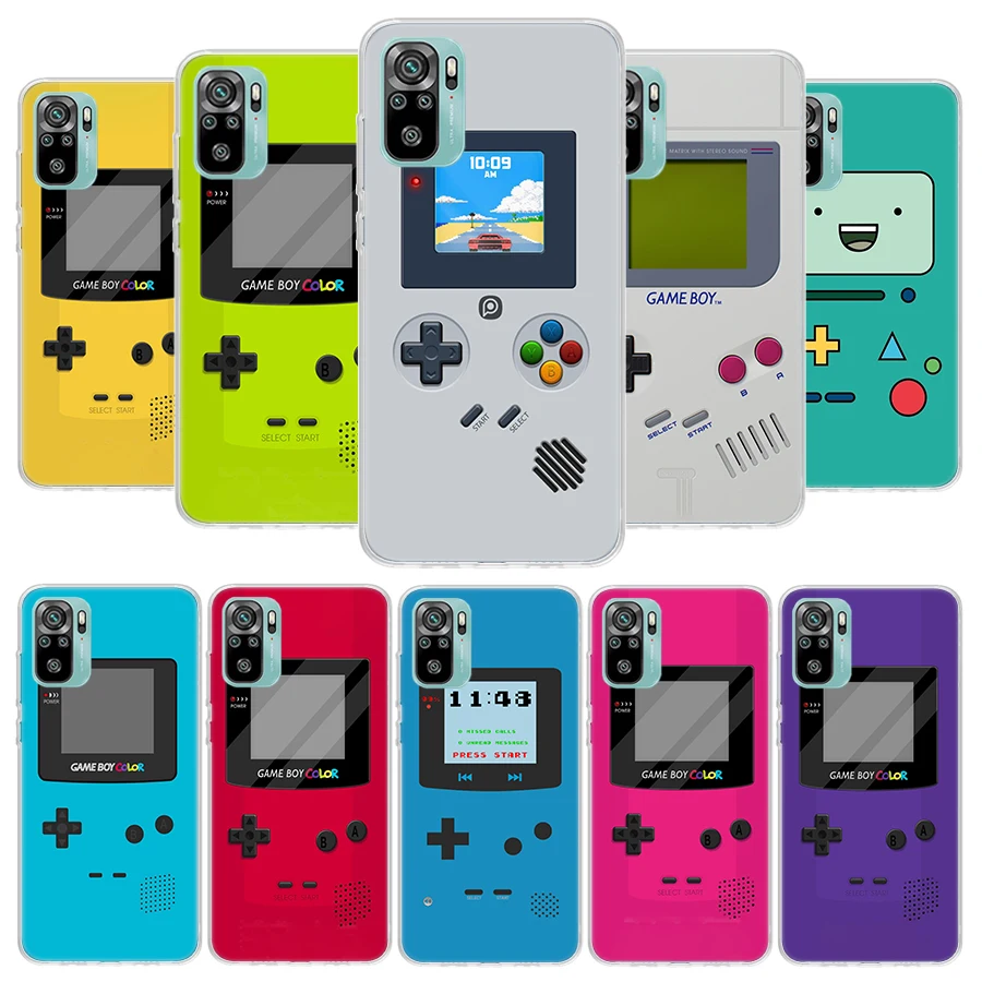 Gameboy Boy Game Cover Phone Case for Xiaomi Redmi Note 11 10 9 8 Pro 11S 11T 11E 10S 9S 9T 8T 7 6 5 5A 4X Max 5G Coque