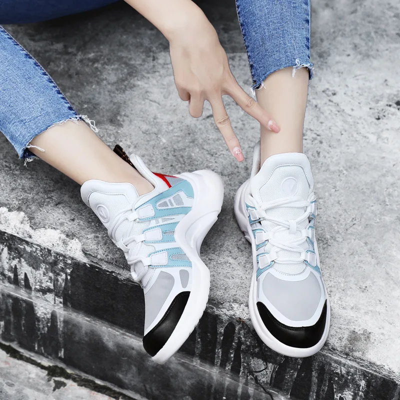 Кроссовки для бега Прогулочная обувь женщин Zapatillas Deportivas Para Mujer Трендовая на