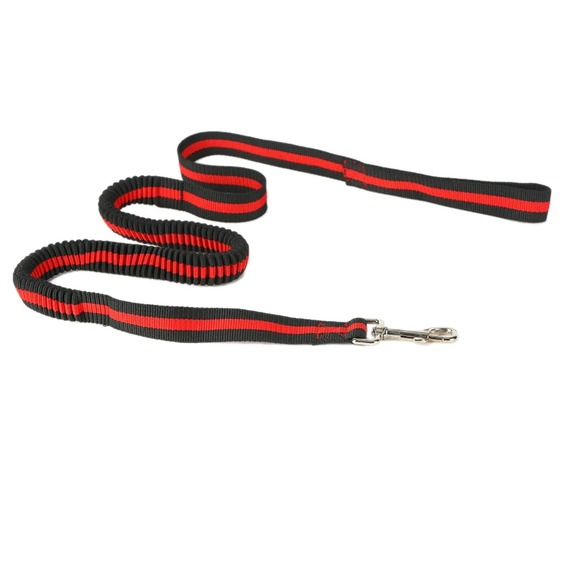 

Elastic Adjustable Retractable Noctilucent Lead Dog Leash Nylon Shock Absorbing Restraints Running Dog Led Rope