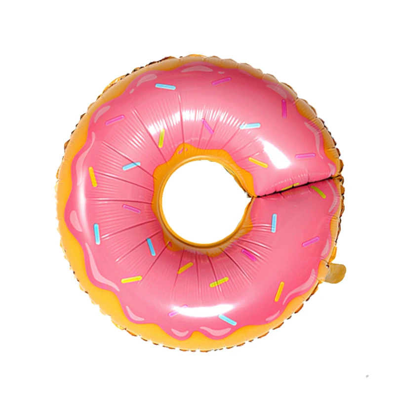 Воздушные шары из фольги в виде розового пончика леденца | Дом и сад