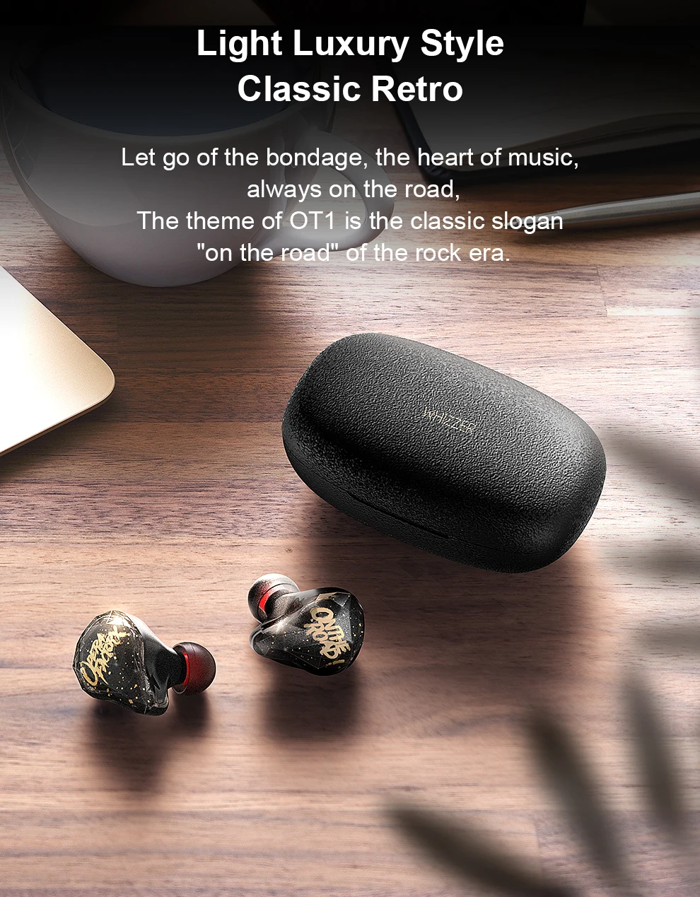 Whizzer OT1 Airdots TWS Bluetooth 5,0 наушники стерео беспроводные шумоподавление с микрофоном свободные Наушники управление AI