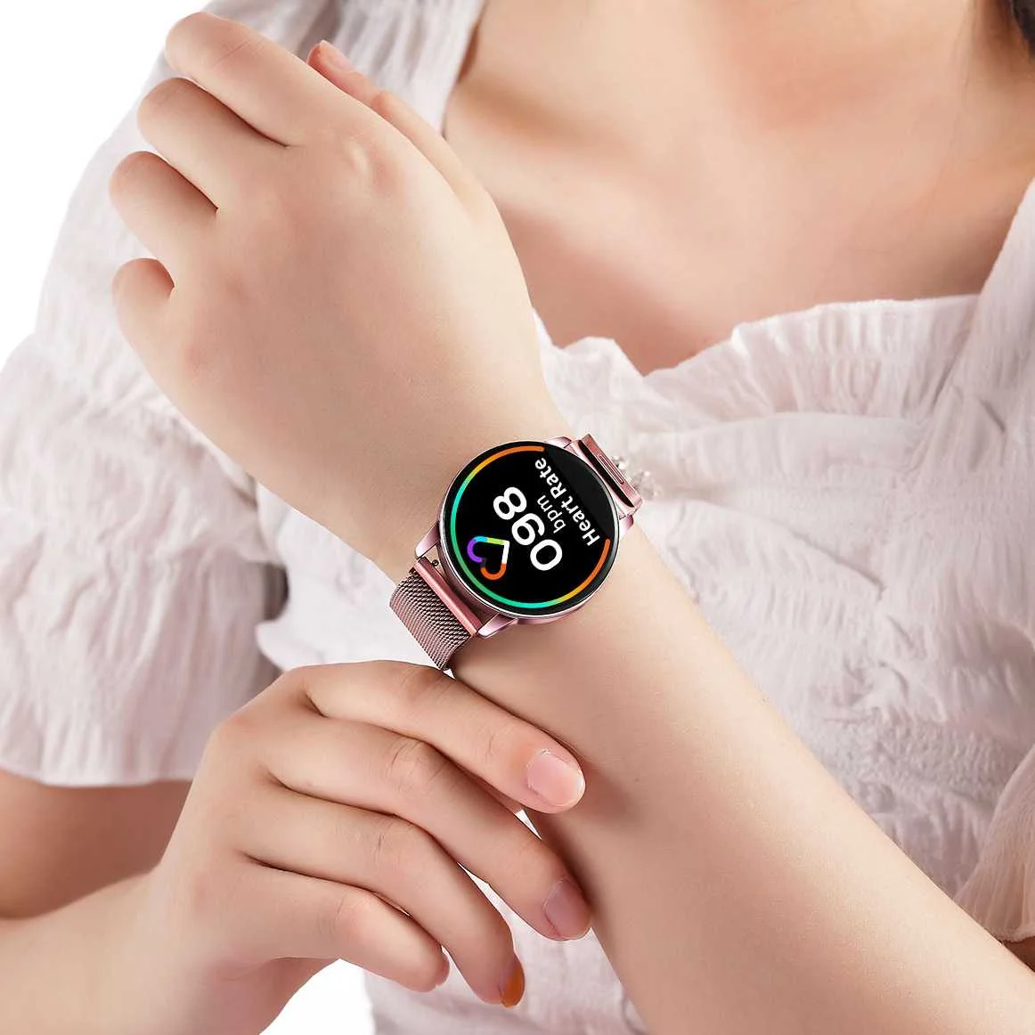 

Original Newwear Smart Watch 20mm Replacement for Q20 Q9 Q8 Smart Bracelet Wristband Stainless Steel Watchband Wrist Strap