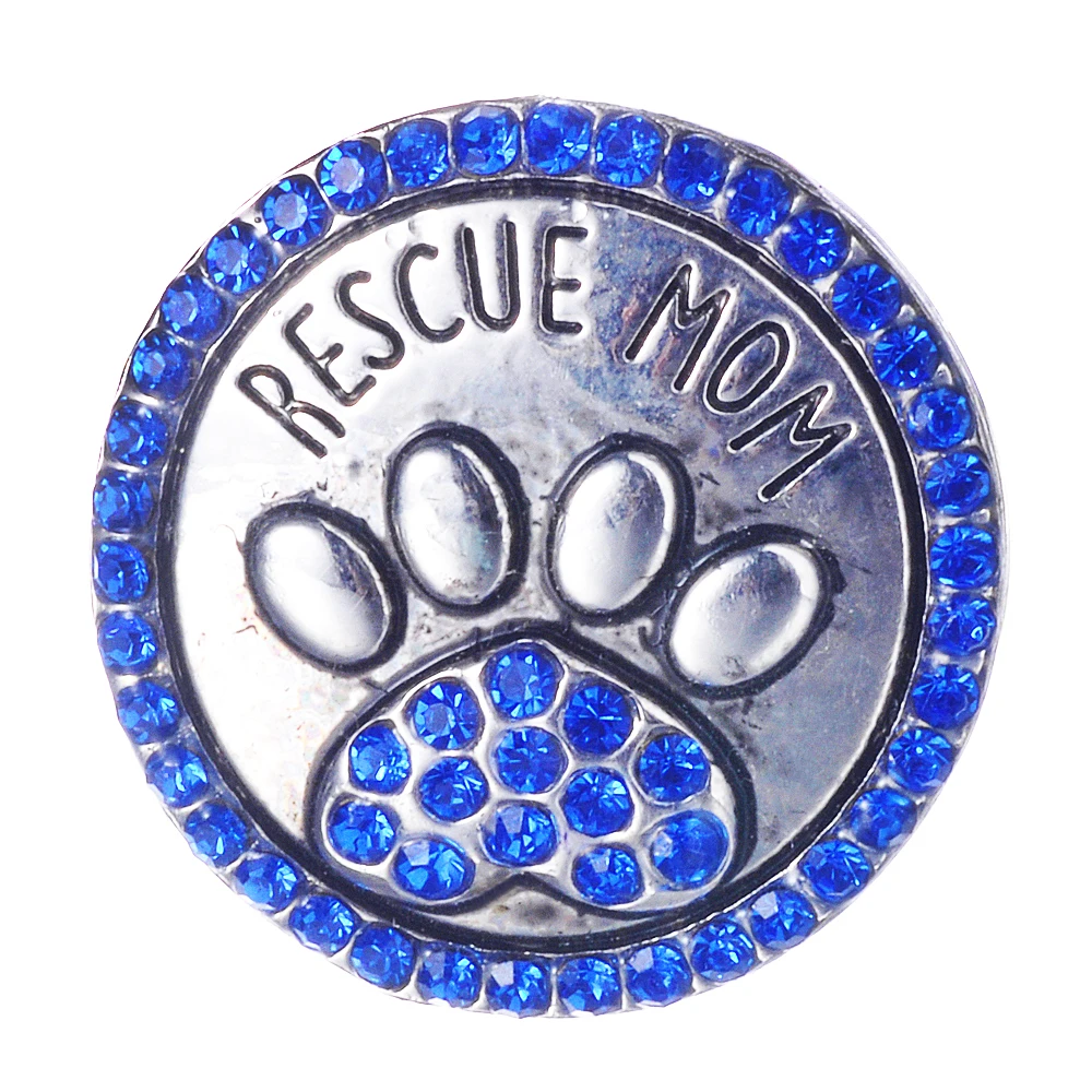 18 мм аварийно спасательных мама кнопки с рисунком собачки и котика Лапой С