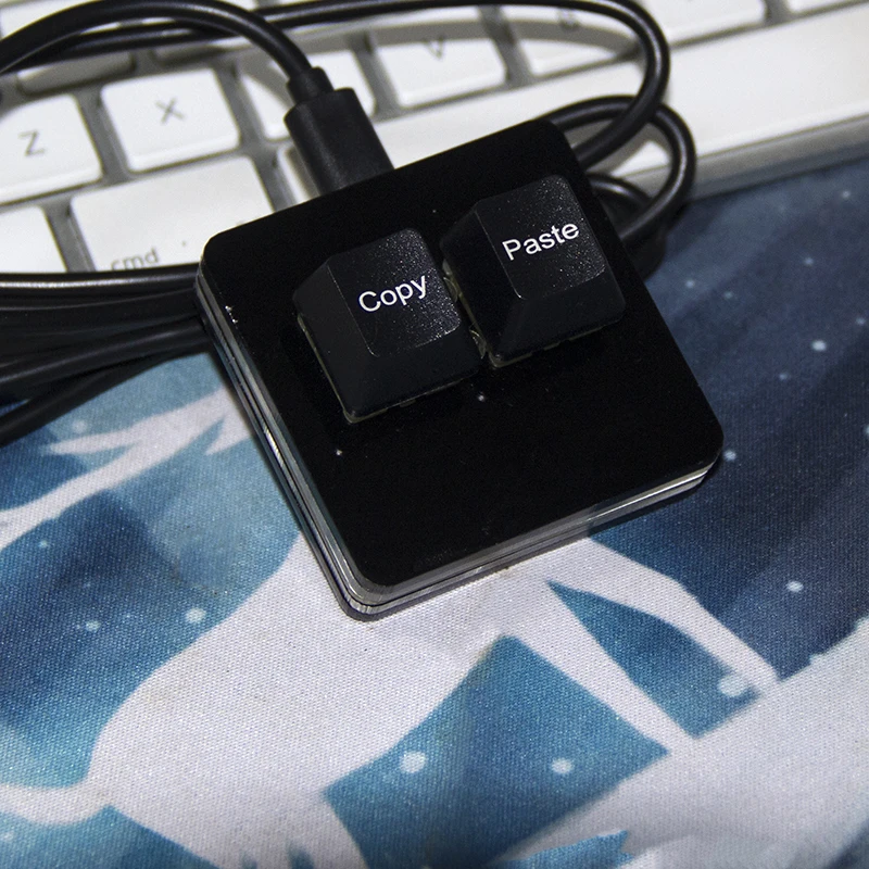 Черная клавиатура быстрого доступа OSU типа C/USB механическая мини-клавиатура