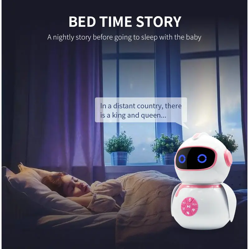 

Chritmas gift for kids Intelligent Robot Early Education Machine AI Voice Interaction Robot Wifi Toy Baby Learning Story Machine