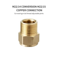 m2214 conversion m2215 copper connection straight plug for high pressure car washing hose quick sub