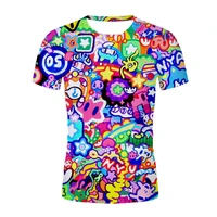 3d printing color t shirt mens fancy t shirt summer breathable t shirts o neck shirt short sleeves oversized t shirt streetwear