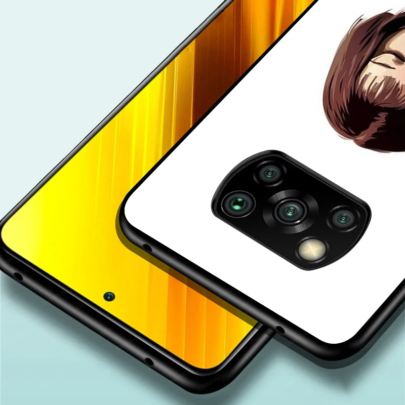 

Black Cover Uncle little girl for Xiaomi Mi Mix 3 A3 A2 A1 Poco M3 M2 C3 X3 X2 NFC F2 F1 CC9 CC9E Pro Phone Case