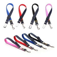 adjustable pet dog car seat belt harness seatbelt car traction safety rope lead leash for dogs travel clip pet supplies
