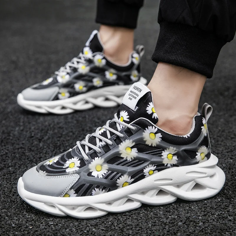 

Cool Designer Sneakers Man Thick Sole Trails Running Shoes Athletics Training Tennis Jogging Shoes Mens Walking Sport Sneakers