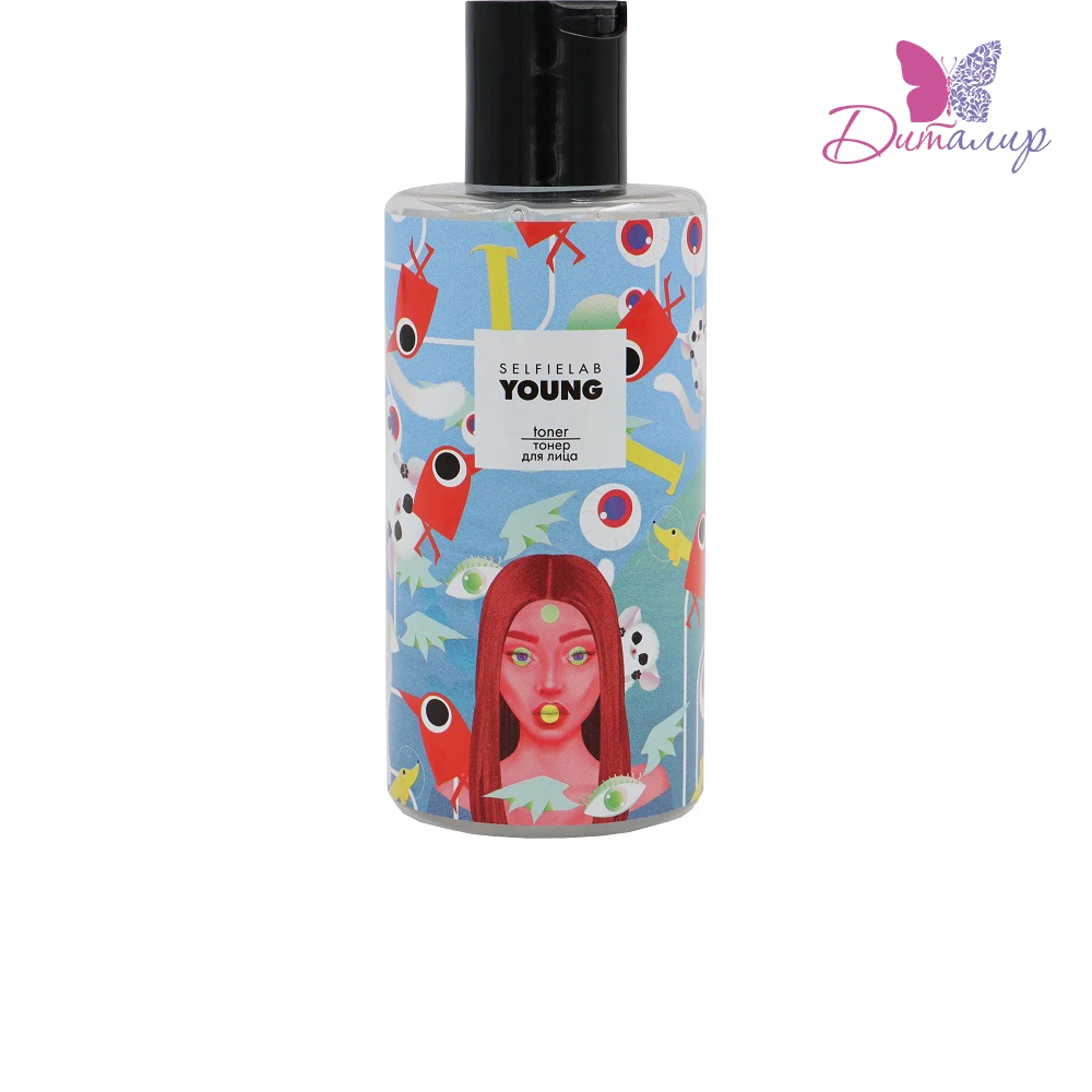 SelfieLab YOUNG Тонер с гиалуроновой кислотой пантенолом экстрактами ромашки и