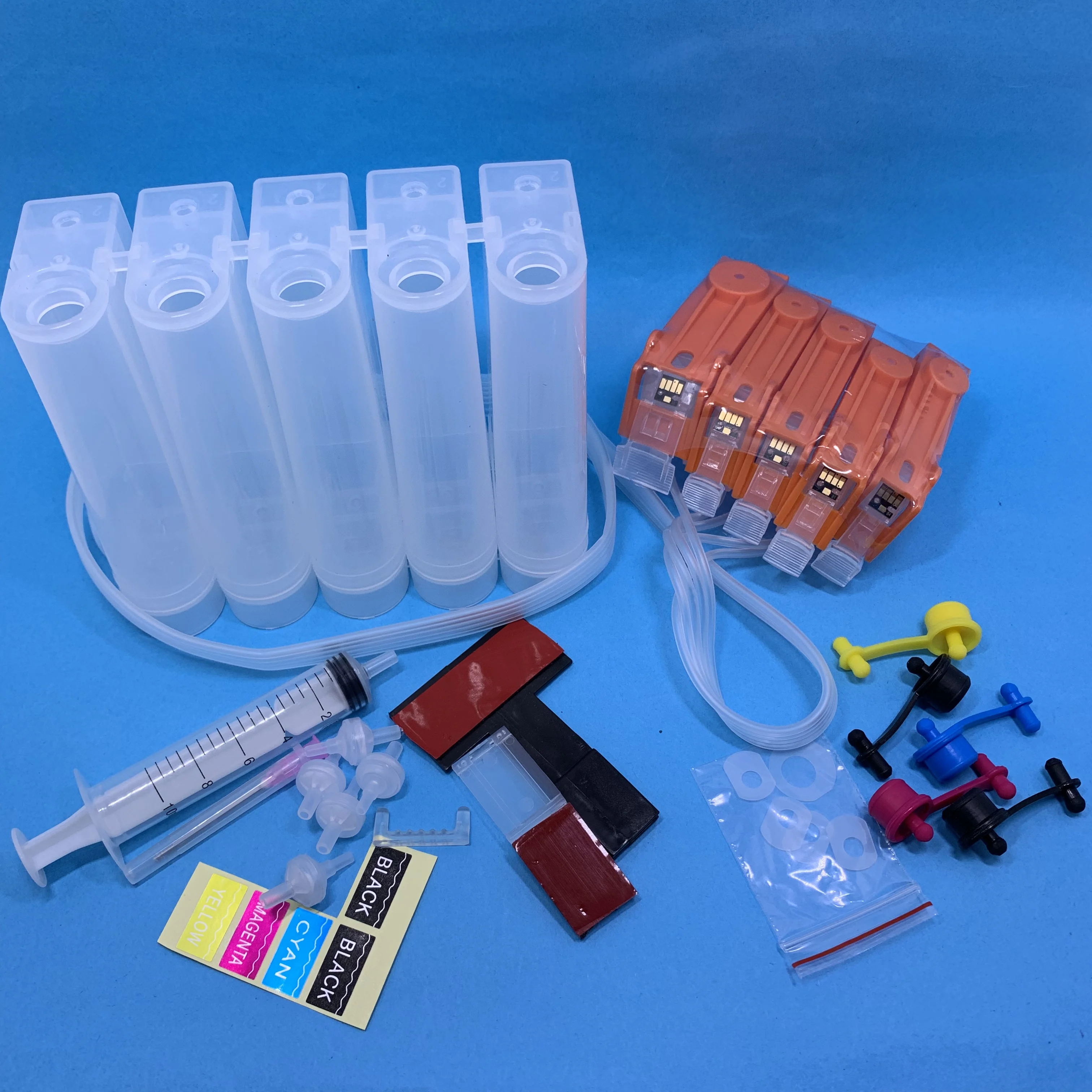 YOTAT СНПЧ PGI-5 CLI-8 чернильный картридж PGI5 CLI8 для Canon PIXMA IX4000 IX5000 IP3300 IP3500 MP510 MP520 MX700 принтер