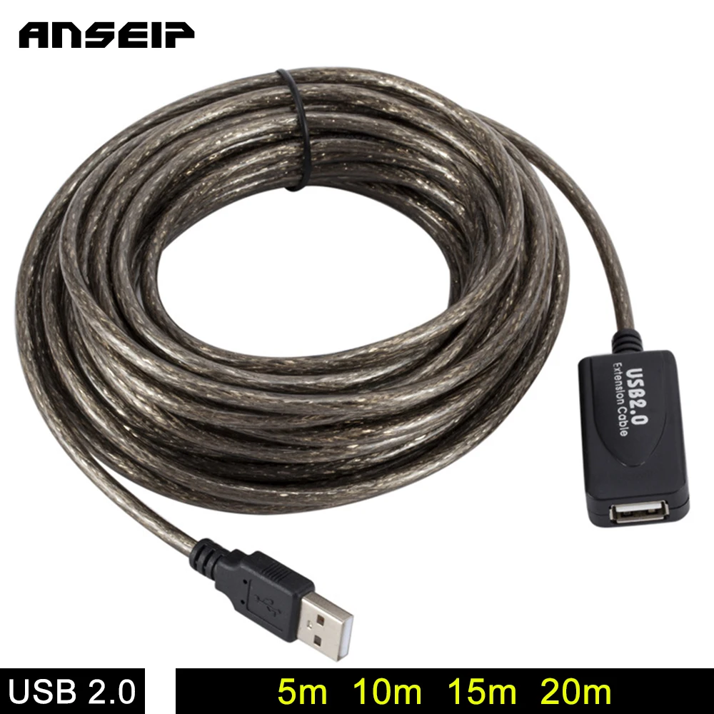 Кабель удлинитель ANSEIP USB 2 0 20/15/10/5 м|Кабели передачи данных| |