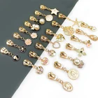 12 шт цветок Жемчуг молния ползунок Съемник головка для 5 # металлическая молния ремонт комплект закрытия сумки чемодан Одежда DIY Аксессуары P161