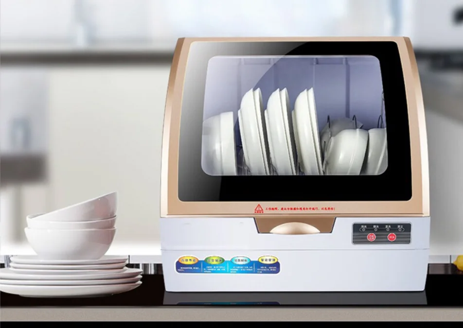 Полностью автоматическая Бытовая посудомоечная машина для настольного