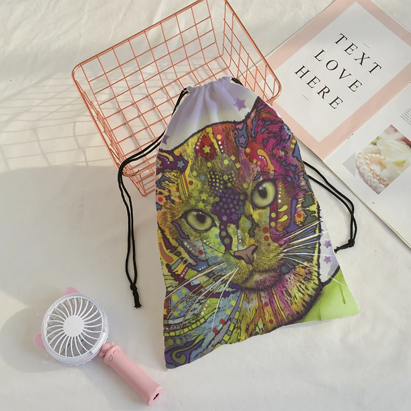 Crowdale женский рюкзак с принтом в виде чашек на шнурке мужские сумки