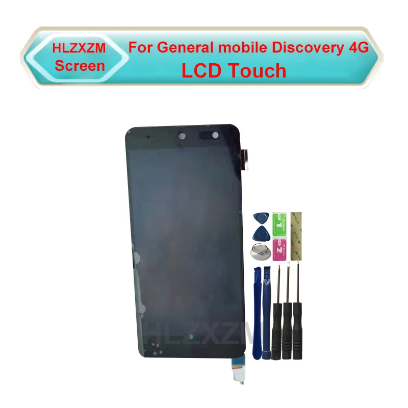 Для General Mobile Discovery 4G ЖК дисплей со стандартной заменой с инструментами + наклейка