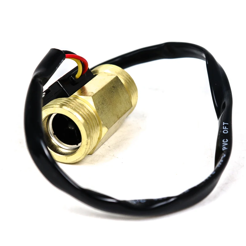 G 1/2" Turbine Flowmeter Spare Parts Range 1-30l/Min Pulse Flow Meter Hall Effect Sensor Solar Water Heater | Инструменты