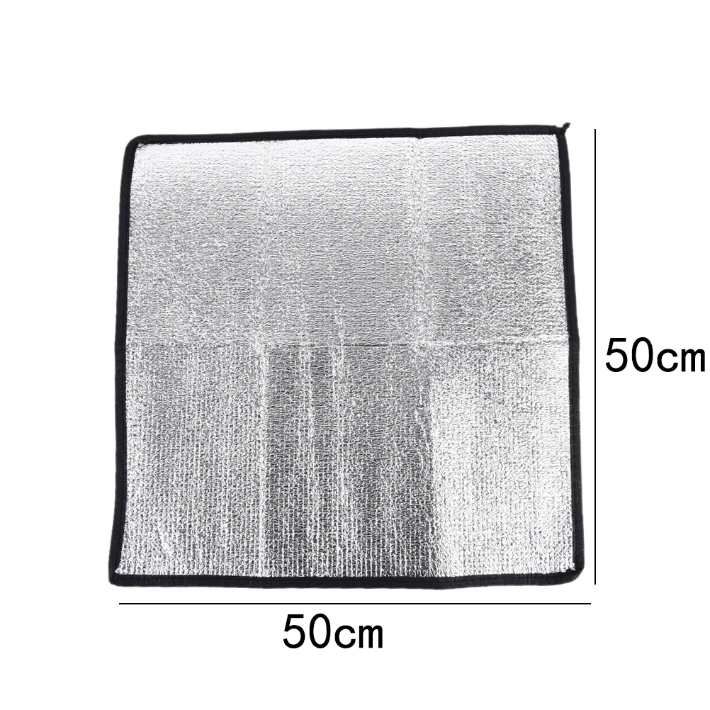 High Quality 1PCS silver Waterproof Aluminum Foil EVA Camping Mat Foldable Folding Picnic Beach Mattress Outdoor Pad | Спорт и