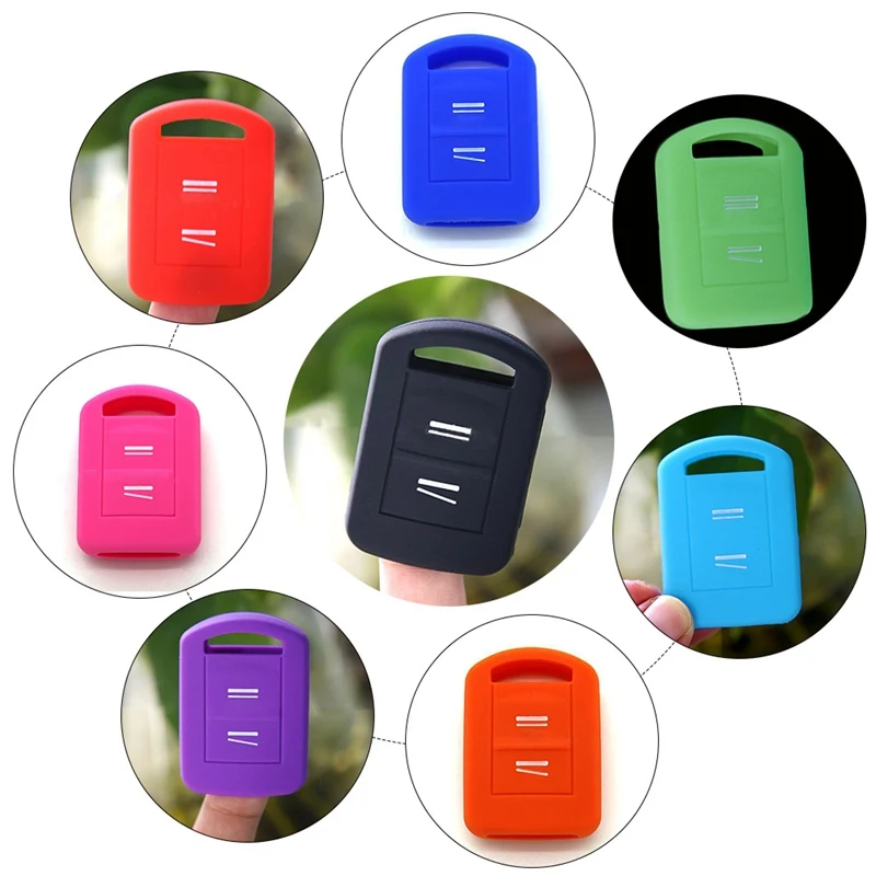 Силиконовый чехол для ключа с 2 кнопками Vauxhall Opel Corsa C Agila Combo Van Meriva Tigra пульта