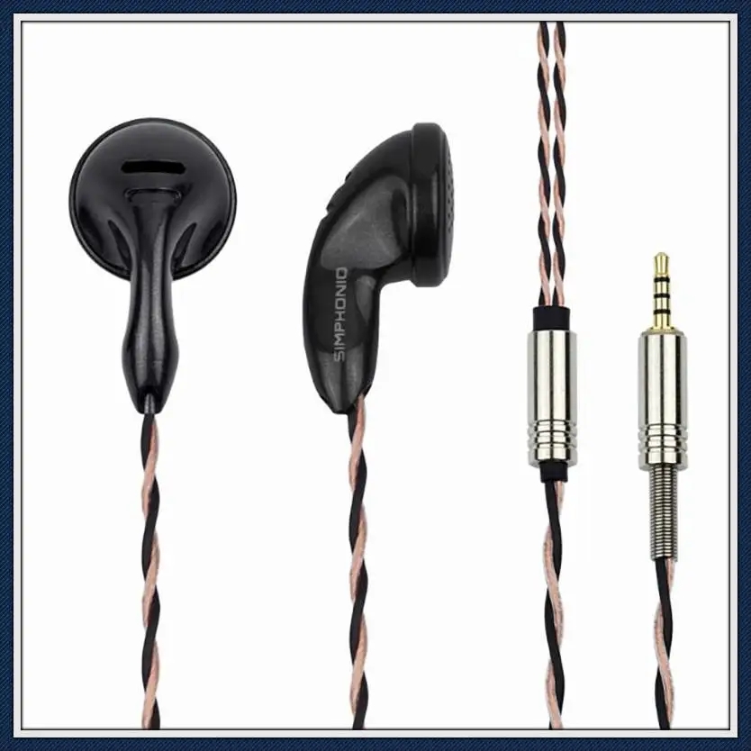 Наушники-вкладыши SimPhonio Dragon D3 Hi-Fi с плоской головкой | Электроника