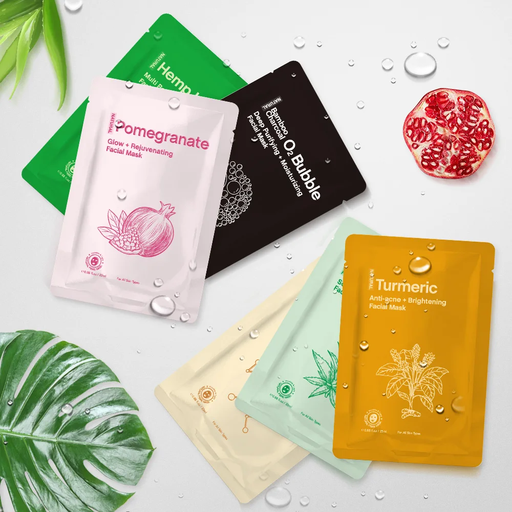 Коллагеновая омолаживающая маска для лица лифтинг против морщин красоты