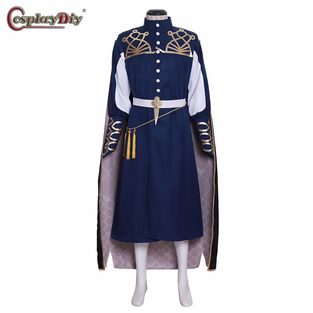 

Cosplaydiy Fire Emblem Three Houses Cosplay Seteth Costume Adult Men Full Outfits Halloween Carnival Outfit Custom Made
