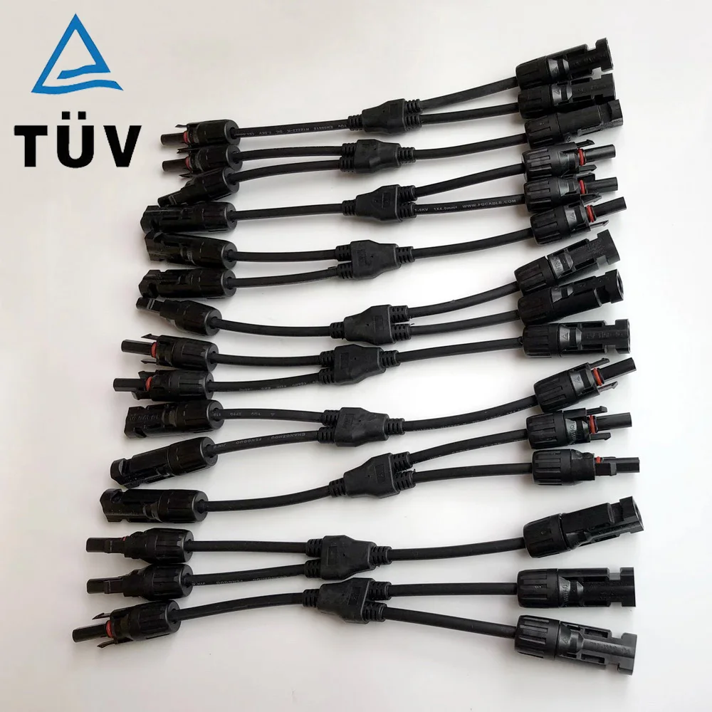 Параллельный соединитель солнечной панели 5 пар/2 пары Y образный PV солнечный